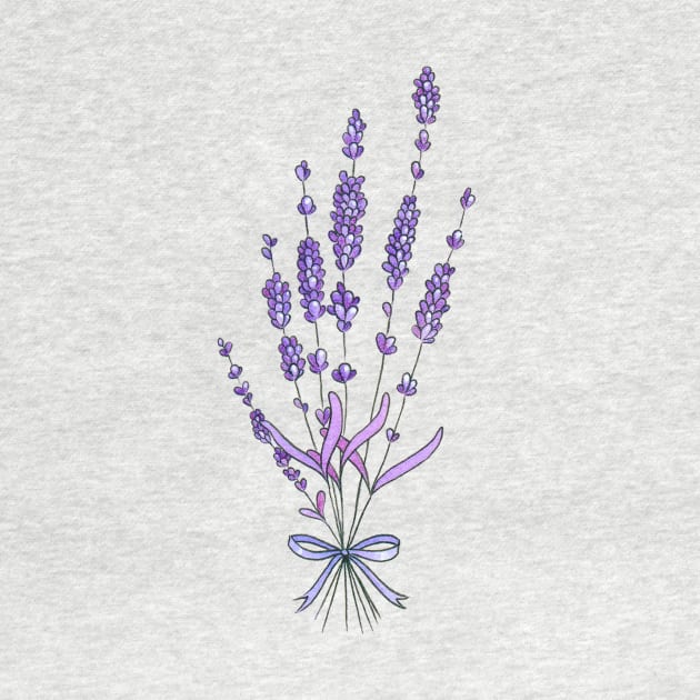 Lavender cutout by Leonie Jonk